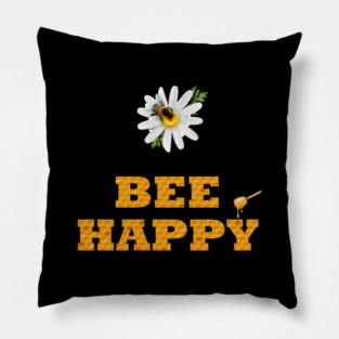 Bee Happy Pillow