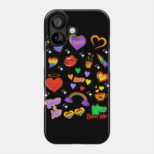 Gay Pride LGBTQ+ Icons Collection Fun Gift Phone Case