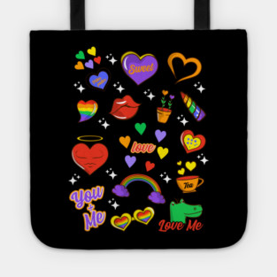 Gay Pride LGBTQ+ Icons Collection Fun Gift Tote