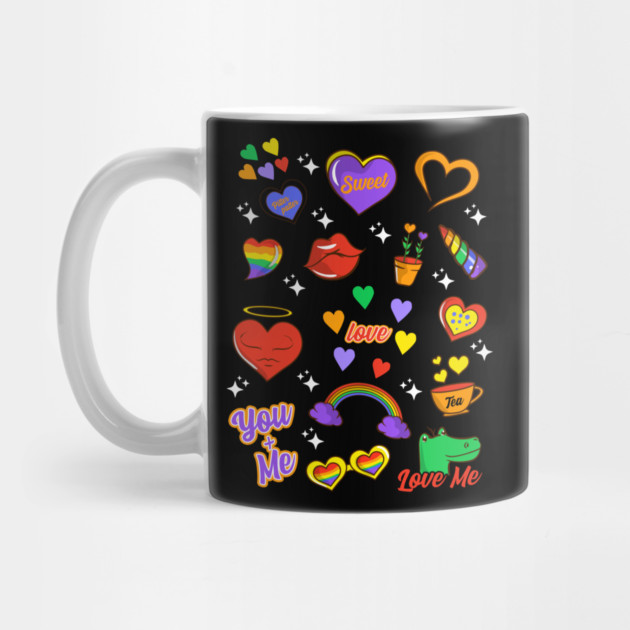 Gay Pride LGBTQ+ Icons Collection Fun Gift by creative