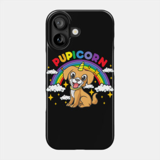 Gay Pride Rainbow Pupicorn Funny Puppy Unicorn Gift Phone Case