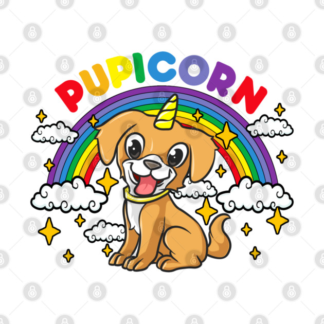 Gay Pride Rainbow Pupicorn Funny Puppy Unicorn Gift by creative