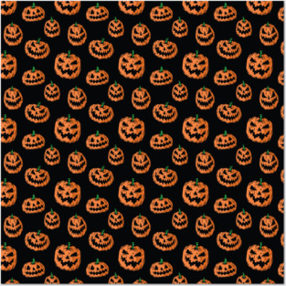 Oooh Spooky Pumpkins! Posters and Art