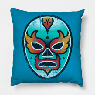 Lucha Libre - vintage design Pillow