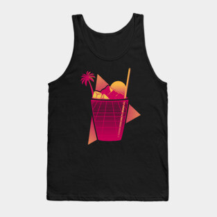Retrowave Cocktail Tank Top