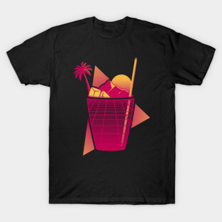 Retrowave Cocktail T-Shirt