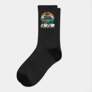 My 70th Birthday 2020 Quarantine Edition Socks