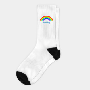 Sad Day Rainbow Socks