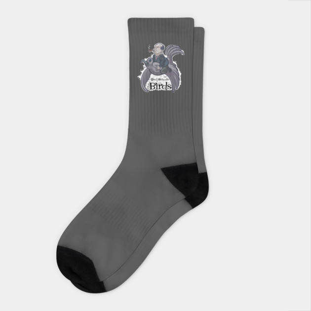 Alfred Hitchcock Socks by majanation