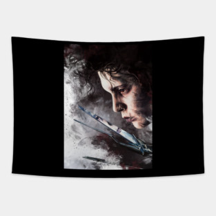 Edward Scissorhands Tapestry