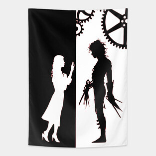 Edward Scissorhands and Kim Boggs Tapestry