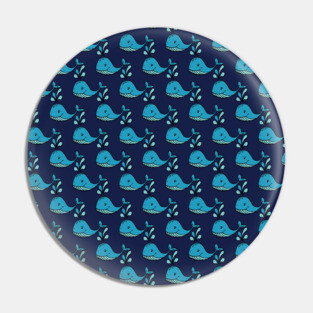 Cute Whale Pin