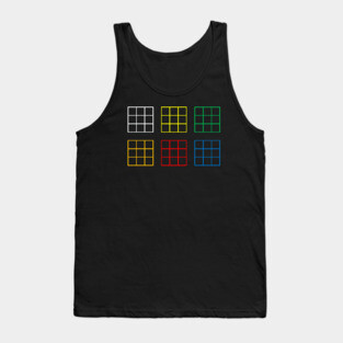 Rubik's Cube All Views Tank Top