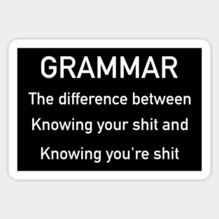 Grammar Sticker