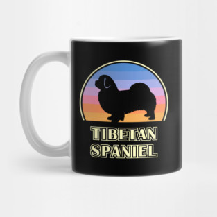 Tibetan Spaniel Vintage Sunset Dog Mug