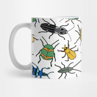 Beetles Pattern Mug