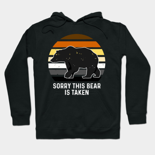 Sorry This Bear is Taken Bear Brotherhood Flag Gay Pride Hoodie by creative