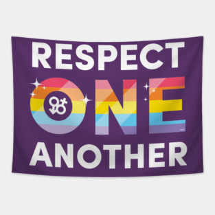 LGBTQ Respect One Another Pride Equality Gift Tapestry