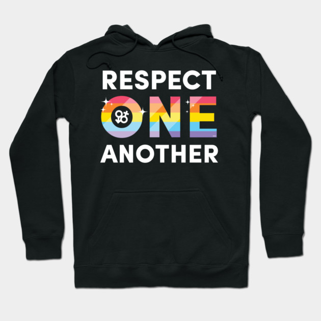 LGBTQ Respect One Another Pride Equality Gift Hoodie by creative