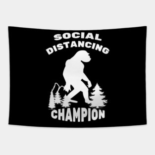 Social Distancing Champion Tapestry