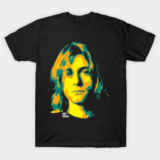 Kurt Cobain. Kurt Donald Cobain. Rock band Nirvana. musician legends. was an American singer, songwriter, and musician, best known as the guitarist T-Shirt