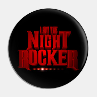 david hasselhoff - I am the Night Rocker Pin