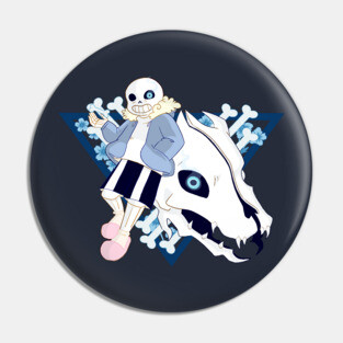 UNDERTALE - Sans + Gaster Blaster Pin