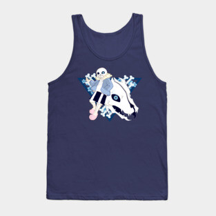 UNDERTALE - Sans + Gaster Blaster Tank Top