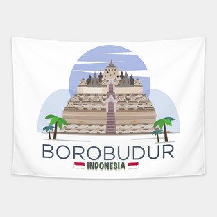 Borobudur Mahayana Buddhist Java Indonesia Temple Tapestry