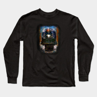 All American Iron Big Boy Super Steam Train Long Sleeve T-Shirt