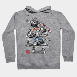 Ninja Turtles sumi-e Hoodie