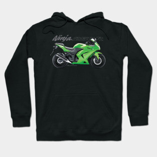 Kawasaki Ninja 250R 08 green, sl Hoodie