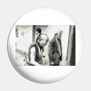 The Dalai Lama and Richard Gere Pin