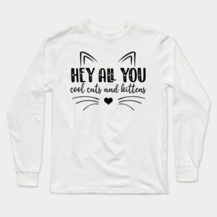 COOL CATS AND KITTENS Long Sleeve T-Shirt
