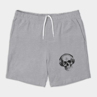 Skull with headphones Shorts