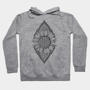 Flower of life sunflower Hoodie