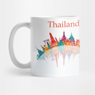beautiful buildings in thailand Mug