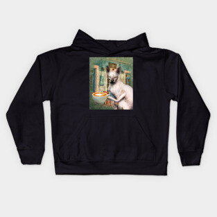 Sphynx Hairless Cat With Coffee Kids Hoodie