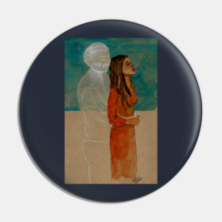 Spiritual Ghost Hug Pin