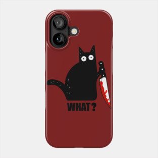 Spooky Lockdown Cat Phone Case