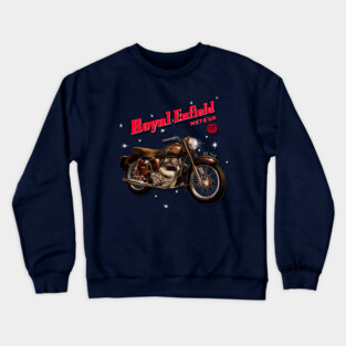 The Awsome Royal Enfield Meteor Motorcycle Crewneck Sweatshirt