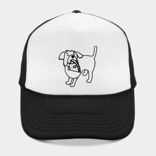 Cute Dog and Pizza Slice Hat