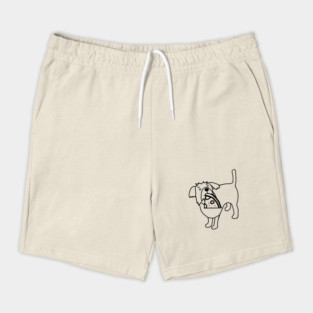 Cute Dog and Pizza Slice Shorts