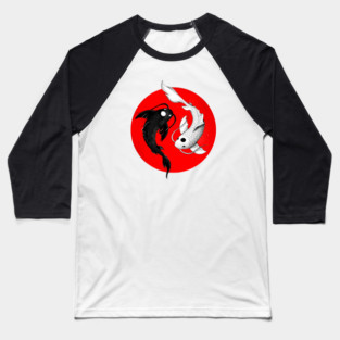 Japanese Koi Fish Vision Baseball T-Shirt