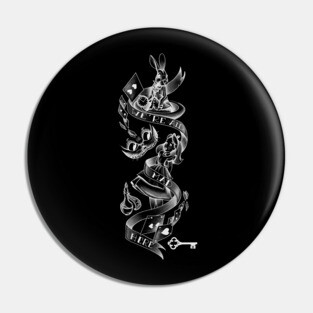 Alice in wonderland design Pin
