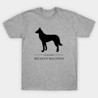 Belgian Malinois Black Silhouette T-Shirt