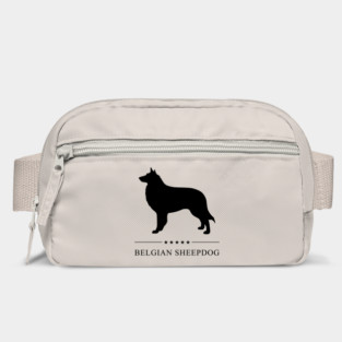 Belgian Sheepdog Black Silhouette Bag
