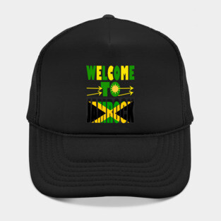 Welcome to Jamrock, Jamaica Flag Hat