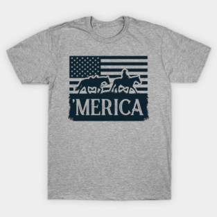 'Merica Vintage Cowboy T-Shirt