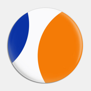 Florida Orange and Blue Pin